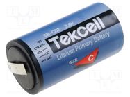 Battery: lithium; C; 3.6V; 8500mAh; non-rechargeable; Ø25.6x49.5mm TEKCELL