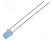 LED; 3mm; blue; 210÷350mcd; 110°; Front: flat; 2.6÷3.6VDC LUCKYLIGHT