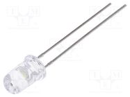 LED; 5mm; white cold; 5000÷8500mcd; 30°; Front: convex; 2.6÷3.6VDC LUCKYLIGHT