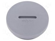 Stopper; M32; 1.5; polyamide; dark grey; Thread: metric; 8mm; 10pcs. ALPHA WIRE