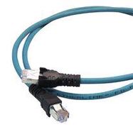 PATCH CORD, RJ45 PLUG, CAT5E, TEAL