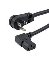 POWER CORD, R/A N5-15P-IEC C13, 3 , 15A