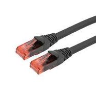 ENET CORD, CAT6A, RJ45 PLUG-PLUG, 2 