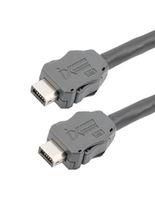 ENET CORD, CAT6A, IX A PLUG-PLUG, 19.7"