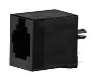 MODULAR CONN, 6P6C, RJ12 JACK, TH