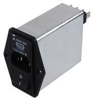 IEC POWER LINE FILTER, 10A, 250V, QC