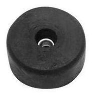 Rubber Foot with Metal Washer - 1 1/2" Diameter x 13/16" Thickness