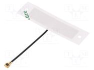 Antenna; Bluetooth,WiFi,ZigBee; 4dBi; linear; for ribbon cable MOLEX