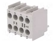 Auxiliary contacts; Leads: screw terminals; front; CI 5 DANFOSS