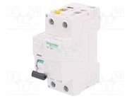 RCD breaker; Inom: 25A; Ires: 30mA; Poles: 2; 400VAC; IP20; 1÷25mm2 SCHNEIDER ELECTRIC