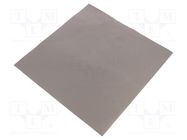 Shielding mat; 240x240x0.2mm; Permeability: 20; self-adhesive KEMET