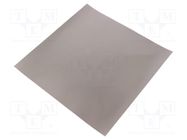 Shielding mat; 240x240x0.1mm; Permeability: 20; self-adhesive KEMET