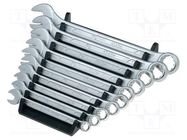 Wrenches set; combination spanner; Chrom-vanadium steel; 10pcs. C.K