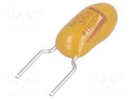 Capacitor: tantalum; 6.8uF; 35VDC; THT; ±10%; -55÷125°C; T356 KEMET