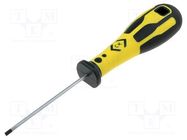 Screwdriver; slot; SL 2,5; Blade length: 75mm; Overall len: 160mm C.K