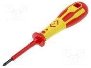 Screwdriver; insulated; Pozidriv®; PZ0; Blade length: 85mm; 1kVAC C.K