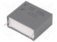 Capacitor: polypropylene; 1uF; ESR: 7.9mΩ; THT; ±10%; -55÷105°C KEMET