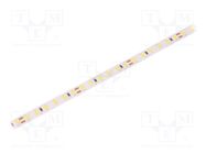 LED tape; white warm; 2835; LED/m: 120; 8mm; IP20; 120°; 12W/m; 24VDC LEDDEX