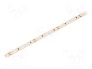 LED tape; white warm; 2835; LED/m: 120; 8mm; IP20; 120°; 12W/m; 24VDC LEDDEX