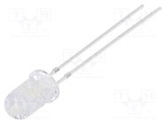 LED; 5mm; green/blue; 15°; Front: convex; No.of term: 2; -30÷85°C OPTOSUPPLY