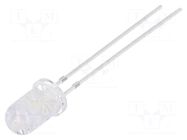 LED; green/blue; 5mm; 15°; Front: convex; 2.7÷3.4/2.7÷3.4VDC; round OPTOSUPPLY