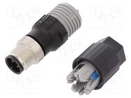 Connector: M12; plug; PIN: 4; male; A code-DeviceNet / CANopen PHOENIX CONTACT