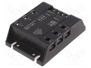 Relay: solid state; 50A; Uswitch: 24÷240VAC; 3-phase; -30÷80°C; SR3 AUTONICS