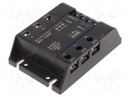 Relay: solid state; 30A; Uswitch: 48÷480VAC; 3-phase; -30÷80°C; SR3 AUTONICS