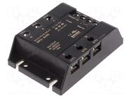 Relay: solid state; 40A; Uswitch: 48÷480VAC; 3-phase; -30÷80°C; SR3 AUTONICS
