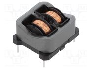 Inductor: wire; THT; 61mH; 400mA; 2.25Ω; 250VAC; -25÷120°C 