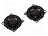 Car loudspeakers; two-way; 100mm; 80W; 80÷20000Hz; 4Ω; 2pcs. DIETZ