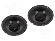 Car loudspeakers; two-way; 165mm; 135W; 58÷21000Hz; 4Ω; 2pcs. DIETZ