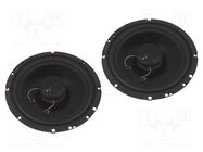 Car loudspeakers; two-way; 165mm; 85W; 90÷20000Hz; 4Ω; 2pcs. DIETZ