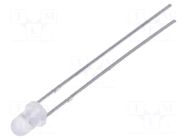 LED; red/yellow-green; 3mm; 60°; Front: convex; 1.6÷2.4/1.6÷2.4VDC LUCKYLIGHT