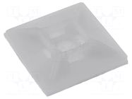 Holder; self-adhesive; polyamide; natural; A: 27.8mm; B: 6.2mm FIX&FASTEN