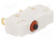 Microswitch SNAP ACTION; 0.5A/250VAC; without lever; SPDT; Pos: 2 