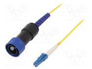 Fiber patch cord; PIN: 1; single mode simplex (SM); bayonet; 10m BULGIN