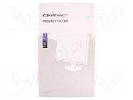 RODO privacy filter; natural (transparent); Thk: 0.5mm; 19" QOLTEC