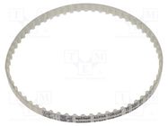 Timing belt; T5; W: 6mm; H: 2.2mm; Lw: 380mm; Tooth height: 1.2mm OPTIBELT