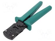 Tool: for crimping; 22AWG÷18AWG; terminals JST
