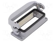Enclosure for connectors: HDC; size 16; Locking: with latch WIELAND