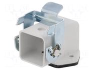 Enclosure for connectors: HDC; size 3; Locking: with latch WIELAND