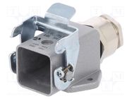 Enclosure: for HDC connectors; size 3; Locking: with latch 