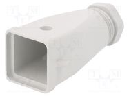 Enclosure: for HDC connectors; size 3; Locking: for latch; M20 