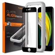 TEMPERED GLASS Spigen ALM GLASS FC IPHONE 7 / 8 / SE 2020 / 2022 BLACK, Spigen