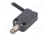 Limit switch; metal roller Ø12mm; NO + NC; 10A; max.250VAC; IP67 