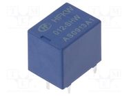 Relay: electromagnetic; 1 Form U; Ucoil: 12VDC; 10A; 144Ω; PCB; 1W HONGFA RELAY