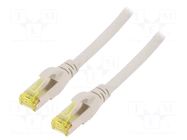 Patch cord; RJ45 plug,both sides; S/FTP; 6a; stranded; Cu; LSZH DIGITUS