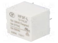 Relay: electromagnetic; SPST-NO; Ucoil: 12VDC; 15A; 10A/277VAC HONGFA RELAY