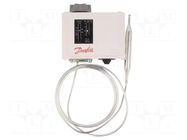 Sensor: thermostat with capillary; SPDT; 16A; 400VAC; 50÷100°C DANFOSS